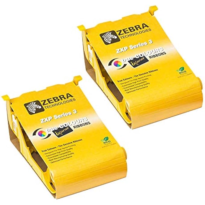 ZEBRA 2PACK-800033-340 TRUE COLOURS ISERIES HIGH-CAPACITY YMCKO COLOR RIBBON FOR ZXP SERIES 3 CARD PRINTERS. REPLACES ZEBRA 800033-340. 560 TOTAL PRINTS. - Image 2