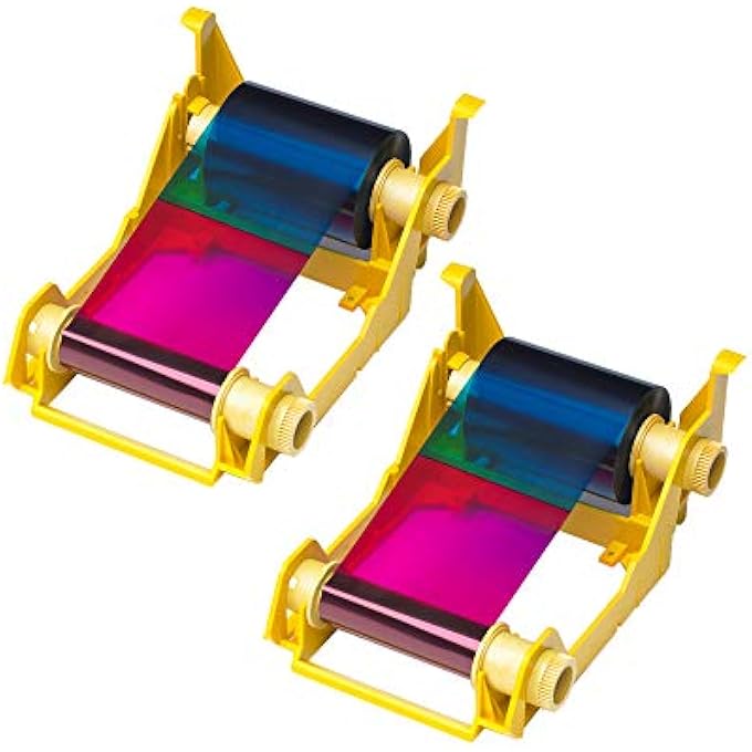 ZEBRA 2PACK-800033-340 TRUE COLOURS ISERIES HIGH-CAPACITY YMCKO COLOR RIBBON FOR ZXP SERIES 3 CARD PRINTERS. REPLACES ZEBRA 800033-340. 560 TOTAL PRINTS. - Image 1