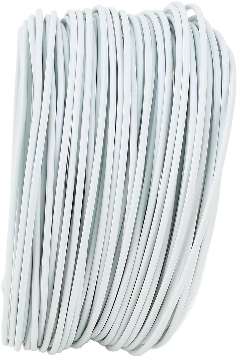 Tie Wire, Galvanized Iron 1.2mm 28m Tying Cable for Telecommunication Industry (White) - Image 1