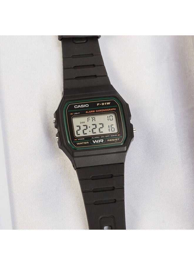 Casio F-91W-3D Retro Square Sports Waterproof Student Men'S And Women'S Watch - Image 5