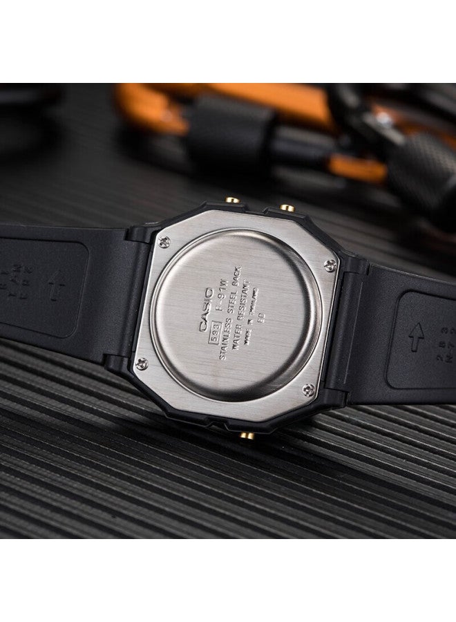 Casio F-91W-3D Retro Square Sports Waterproof Student Men'S And Women'S Watch - Image 4