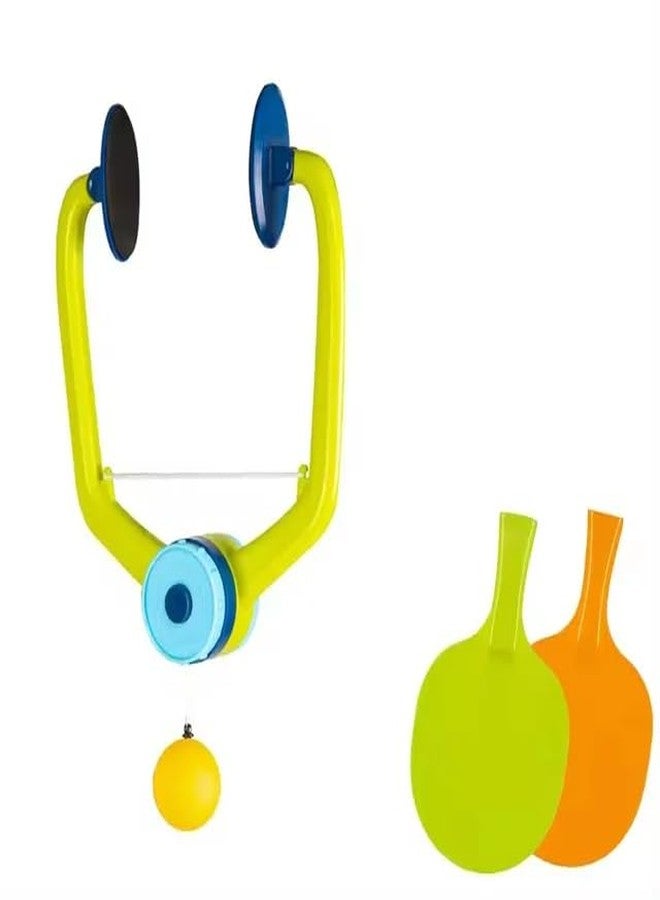 Sawkirp darshraj مجموعة تدريب تنس الطاولة المعلقة الداخلية المحمولة من Sawkirp Darshraj مع ارتفاع قابل للتعديل - ألعاب تدريب ذاتي - تصميم عشوائي (تنس طاولة معلق من Astro) - Image 1