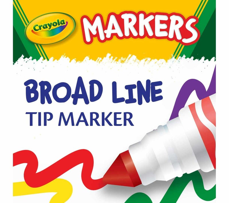 Crayola Broad Line Markers, Classic Colors 10 count - Image 4
