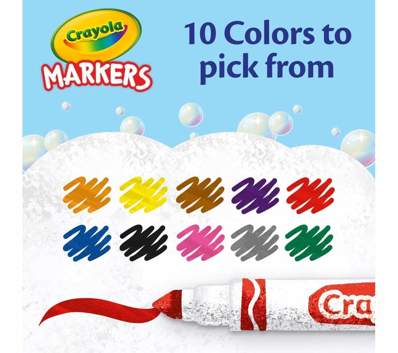 Crayola Broad Line Markers, Classic Colors 10 count - Image 3