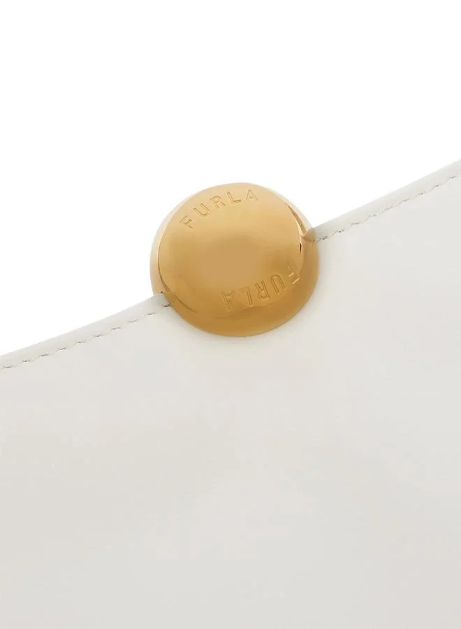 Furla White Sfera Soft M Shoulder Bag for Women | Best Price UAE