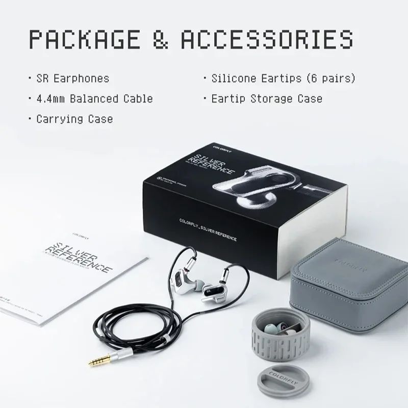 Colorfly SR3 Hifi In-Ear Monitor IEM Wired Earphones, 4.4mm Jack - Image 2