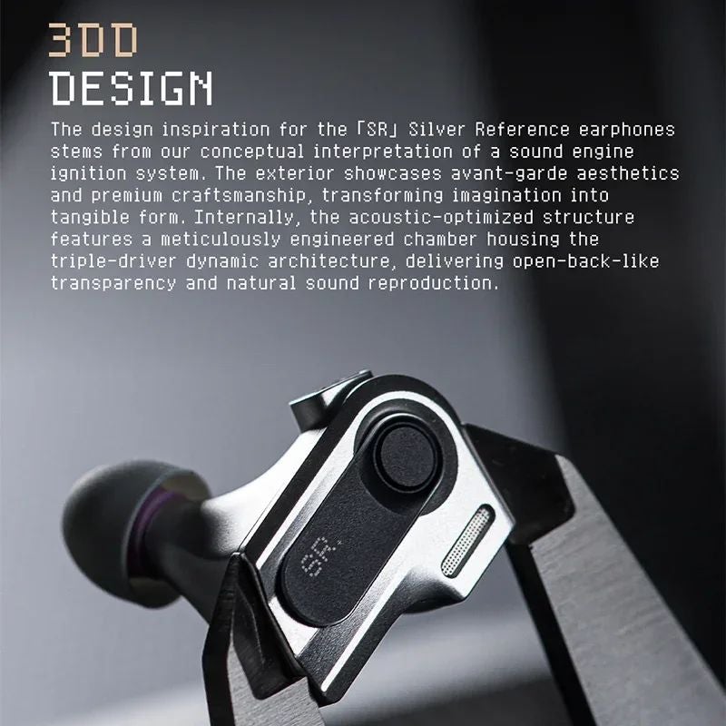 Colorfly SR3 Hifi In-Ear Monitor IEM Wired Earphones, 4.4mm Jack - Image 4