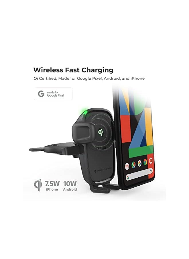 iOttie Wireless Fast Charging Air Vent & CD Mount  - Image 2