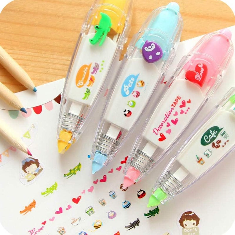 53 Arts 53ARTS Cute Cartoon Book Decorative Correction Tape Sticker Student Supply Office School Supplies Random Style - Image 3
