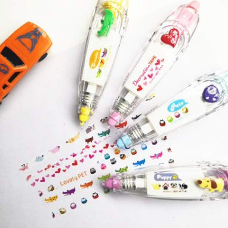 53 Arts 53ARTS Cute Cartoon Book Decorative Correction Tape Sticker Student Supply Office School Supplies Random Style - Image 2