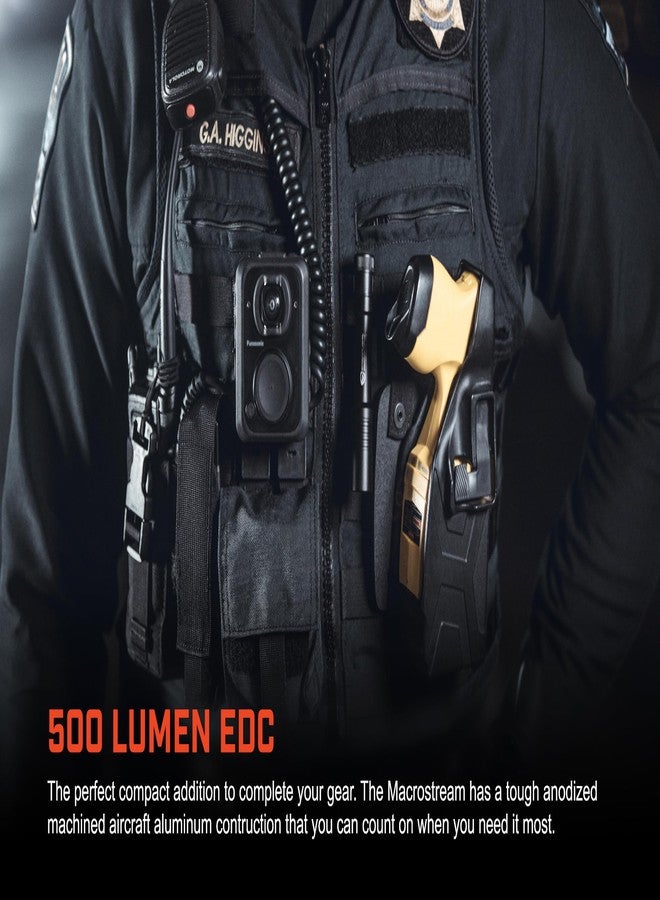 Streamlight 66320 MacroStream USB 500-Lumen 2000-Candela Rechargeable EDC Compact LED Flashlight with USB Cable, Black - Image 5