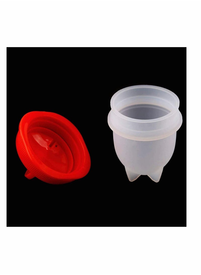 Y&D - Silicone Egg Cooker Pack of 6 Boiled Maker, Hard and Soft Make, No Shell, Non Stick Silicone, BPA Free, Boiler, Cups, Poachers, - Image 1