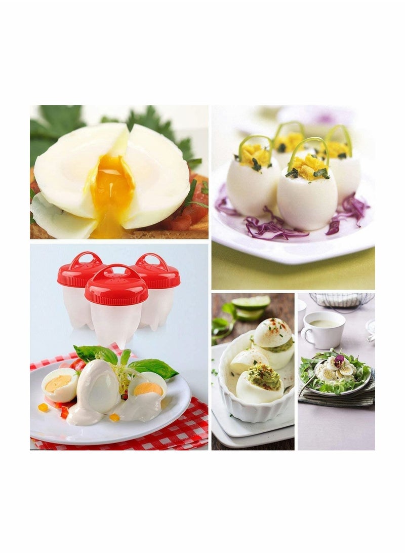 Y&D - Silicone Egg Cooker Pack of 6 Boiled Maker, Hard and Soft Make, No Shell, Non Stick Silicone, BPA Free, Boiler, Cups, Poachers, - Image 1