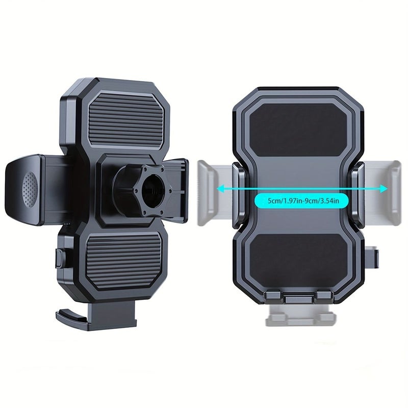 Flexible Strong Suction Cup Car Phone Holder Long Arm Universal Black Phone Mount - Image 5