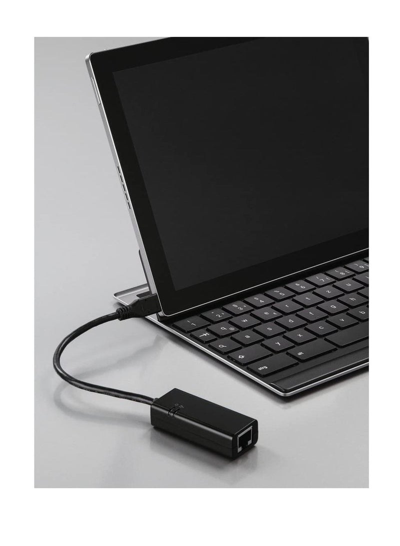Hama محول جيجابت إيثرنت USB 3.1 من Hama Type-C، بسرعة 10/100/1000 ميجابت في الثانية - Image 2