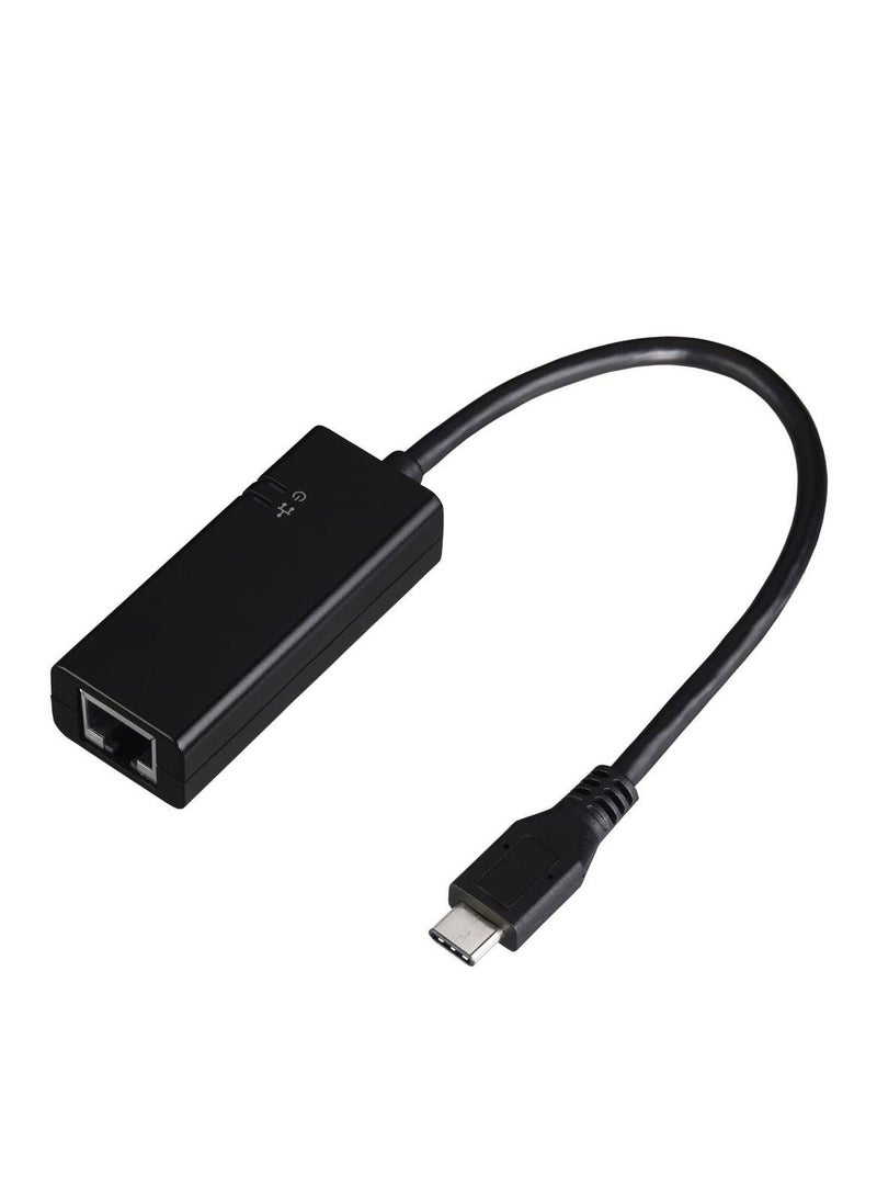 Hama محول جيجابت إيثرنت USB 3.1 من Hama Type-C، بسرعة 10/100/1000 ميجابت في الثانية - Image 1