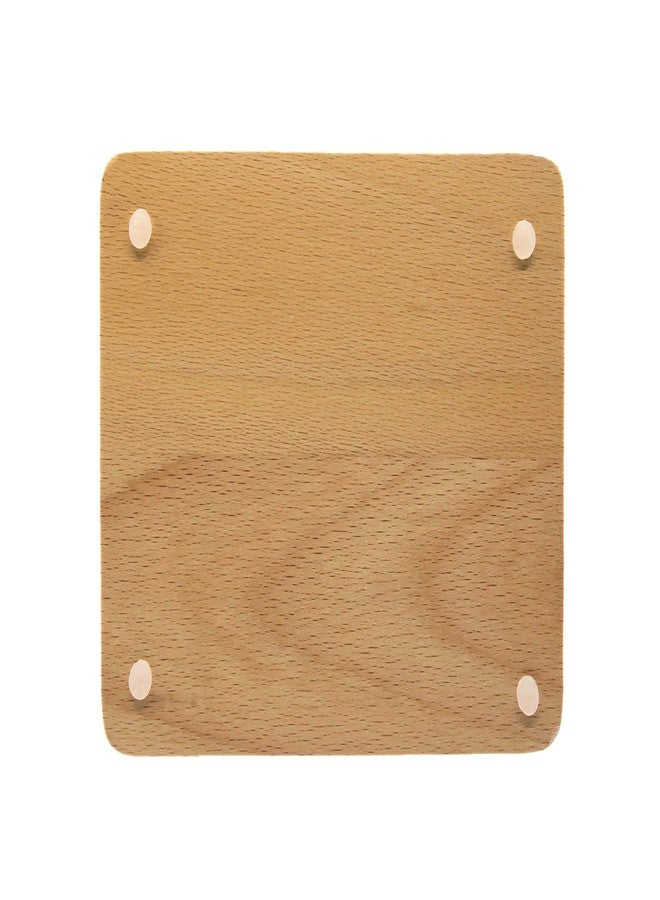 ZEESOON Beach Wooden Dual Cutting Board Rack Chopping Board Organizer Stand Holder Kitchen, Cutting Boards for Kitchen with Holder, Pantry Organization, Kitchen Cabinet Organizer - Image 4