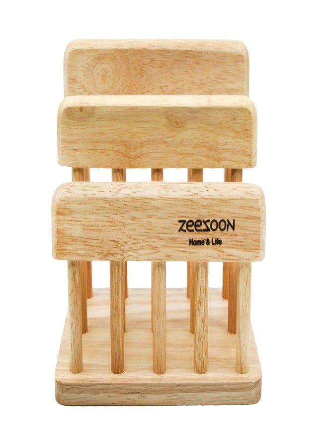 ZEESOON Beach Wooden Dual Cutting Board Rack Chopping Board Organizer Stand Holder Kitchen, Cutting Boards for Kitchen with Holder, Pantry Organization, Kitchen Cabinet Organizer - Image 2