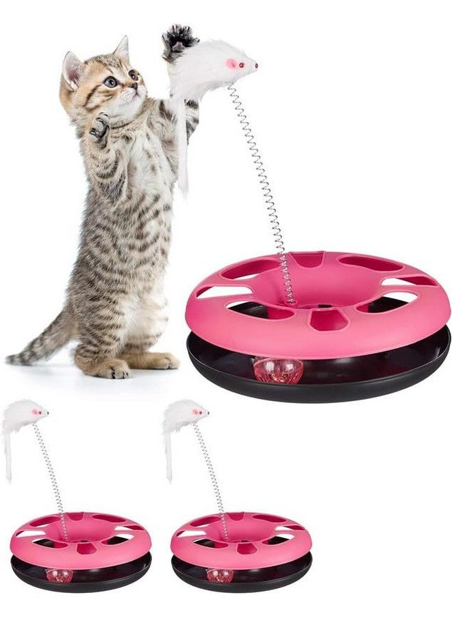 بت ألعاب عجلة تفاعلية مرحة للقطط، عبوة من قطعة واحدة، قد يختلف اللون - Image 5