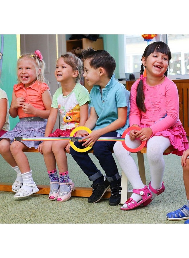 نوبيستي حبل مشي للأطفال من NUOBESTY مكون من 6 قطع بمقابض آمنة لمرحلة ما قبل المدرسة، حبل قابل للتمدد والتعديل، حبل مشي للأطفال الصغار - Image 1