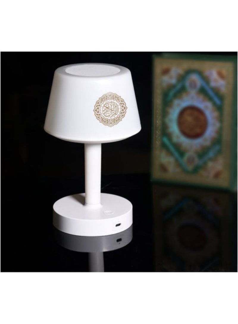 Smart Touch Quran Speaker Desk Lamp with Bluetooth LED Lamp with Remote Control  - Image 4