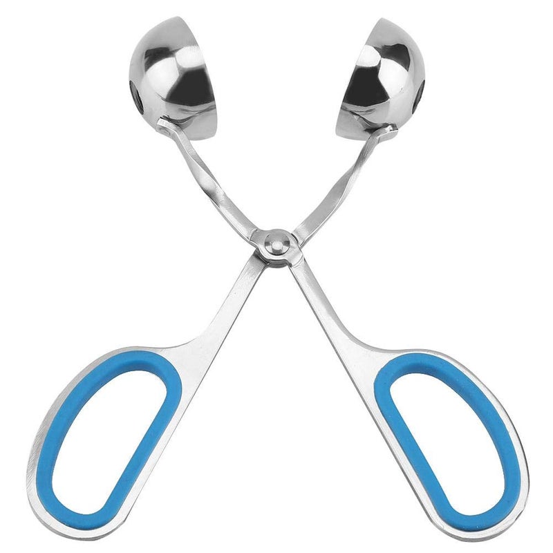 Strnek Stainless Steel Meatball Maker Clip DIY Nonsticky Meatballs Rice Balls Clip Maker Mold Blue 