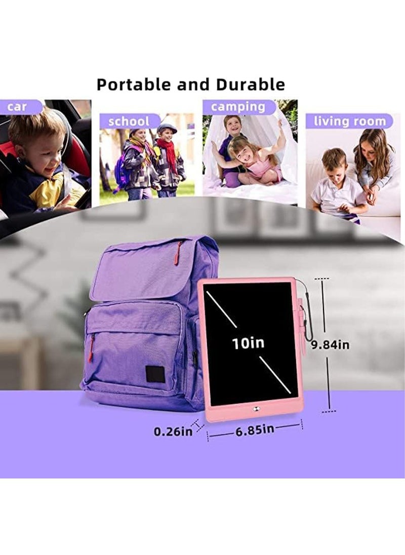 MONOGUE Kids Drawing Board Colorful  10 Inch LCD Writing Erasable and Reusable Pad  - Image 2