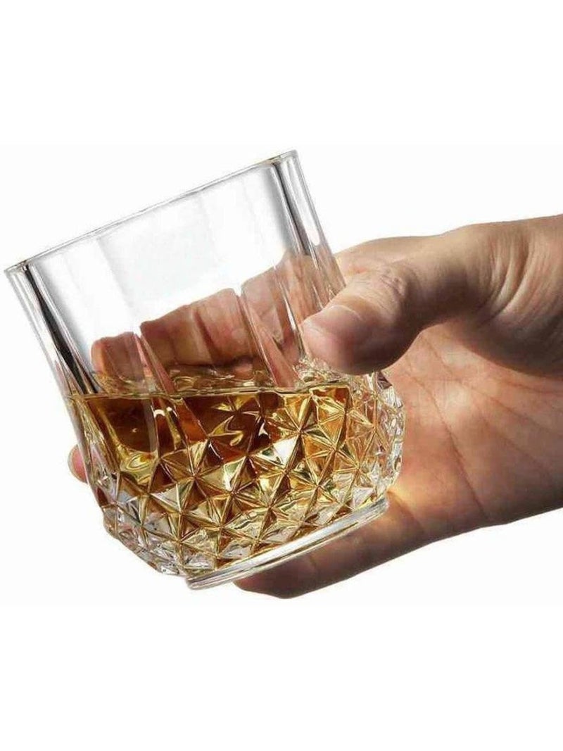 AFAST Party Perfect Elegant WaterJuice Glasses Enjoy with Every Sip for Water Juice Cold Drinks Beverages Clear 200 Ml 7 X 7 X 9 CM - Image 5