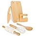 LUOLAO Wooden Kids Safe Knife and Kids Baking Set for Real Cooking 6 PCS Toddler Montessori Kitchen Tools Cooking and Baking for Little Chefs - Image 4