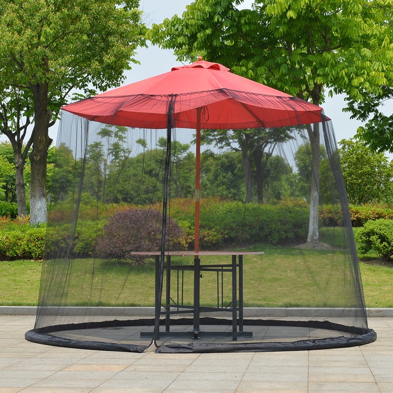 Outdoor Courtyard Open-Air Dome Parasol Mosquito Nets Umbrella Nets Mesh Nets Bed Curtain Anti-Mosquito Insect Curtain Roman Umbrella - Image 1