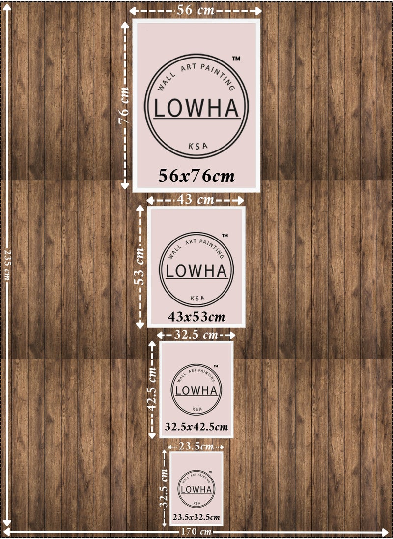 LOWHA - Poster in Black Frame with Squid Game Characters Printed Painting Poster - Image 1