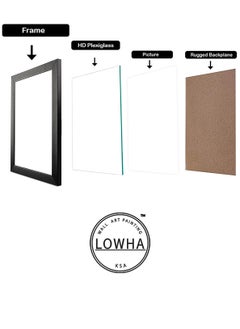 LOWHA Poster in Black Frame with Squid Game Characters Printed Painting Poster  - Image 4