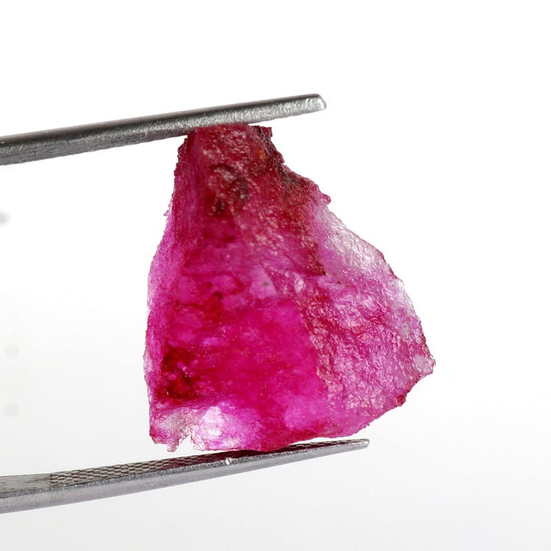 REAL-GEMS Genuine Natural Ruby Rough Stone 10.00 Ct Certified Uncut Ruby Red Ruby Healing Crystal Loose Gemstone - Image 2
