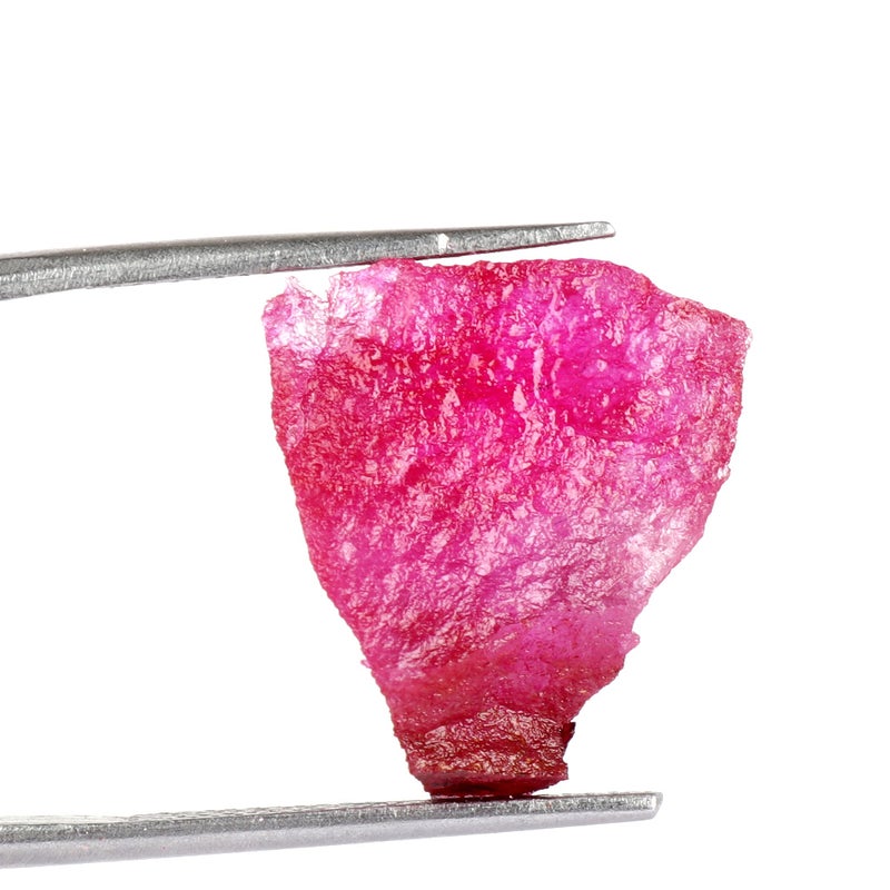 REAL-GEMS Genuine Natural Ruby Rough Stone 10.00 Ct Certified Uncut Ruby Red Ruby Healing Crystal Loose Gemstone - Image 3