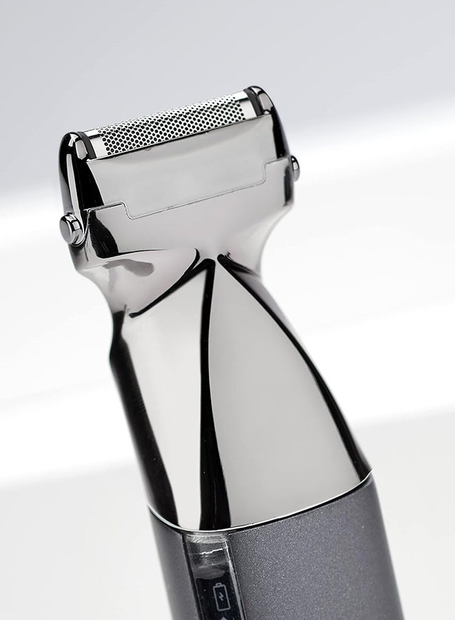 BaByliss Men Super-X Metal Series 15 in 1 Multi Trimmer | 4x Cutting Heads With Unique Mag Fix System | Delivers 5 Hours Of Consistent Cordless Use | 100% Waterproof For Wet & Dry Use | 7200USDE Grey - Image 3
