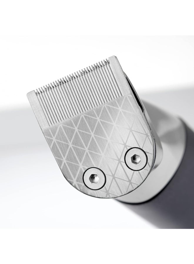 BaByliss Men Super-X Metal Series 15 in 1 Multi Trimmer | 4x Cutting Heads With Unique Mag Fix System | Delivers 5 Hours Of Consistent Cordless Use | 100% Waterproof For Wet & Dry Use | 7200USDE Grey - Image 4