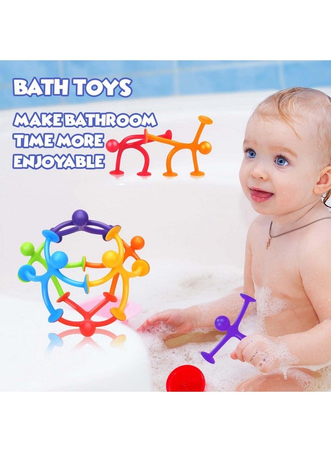 OLEOLETOY Suction Toys Sensory Fidget Toys For Kids: 21 Pack Creative Suction Sensory Toys Bath Toys For Toddlers Boys Girls - Fidget Travel Toys For Classroom Prizes Birthday Party Favors - Image 4