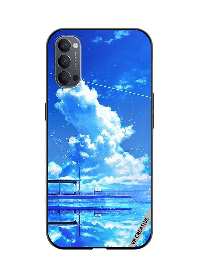 VR CREATIVE Protective Case Cover For Oppo Reno4 Pro 5G Nature Design Multicolour - Image 1