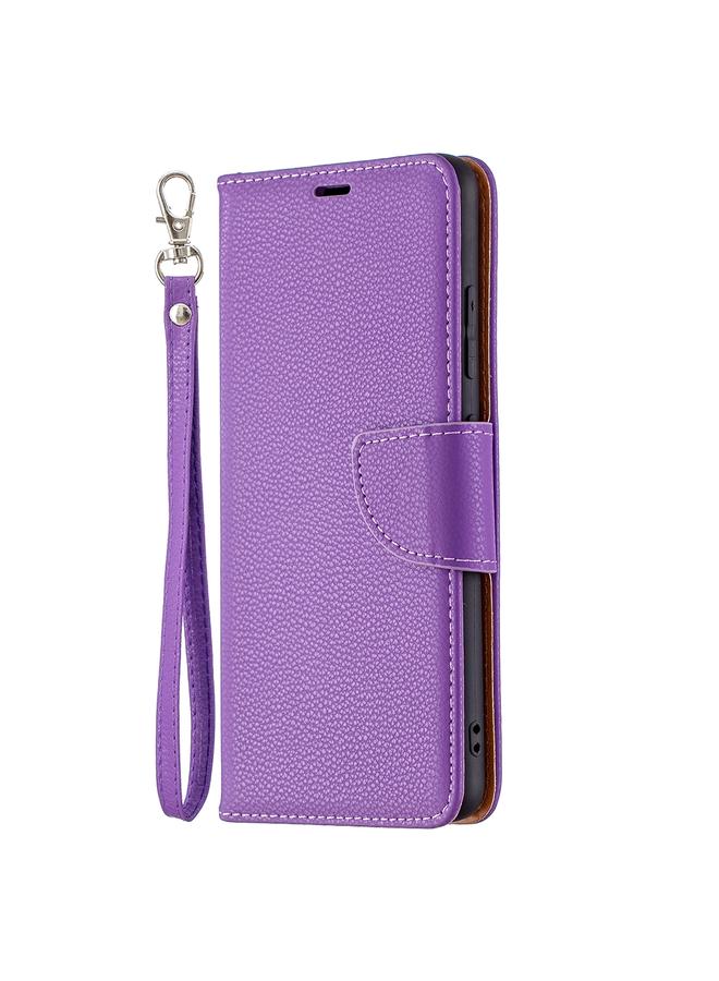 S-TOP Case For Samsung Galaxy A32 4G Litchi Texture Pure Color Horizontal Flip Leather Case with Holder & Card Slots & Wallet & Lanyard - Image 2