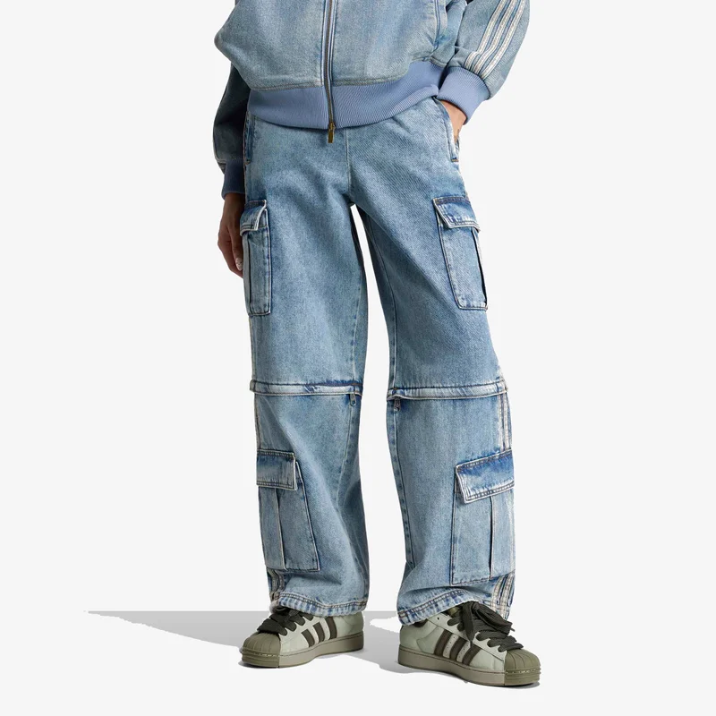Adidas Originals  MID-RISE 2-IN-1 DENIM PANTS for Women | Best Price UAE