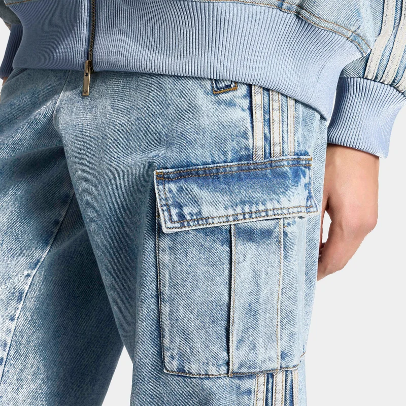 Adidas Originals  MID-RISE 2-IN-1 DENIM PANTS for Women | Best Price UAE