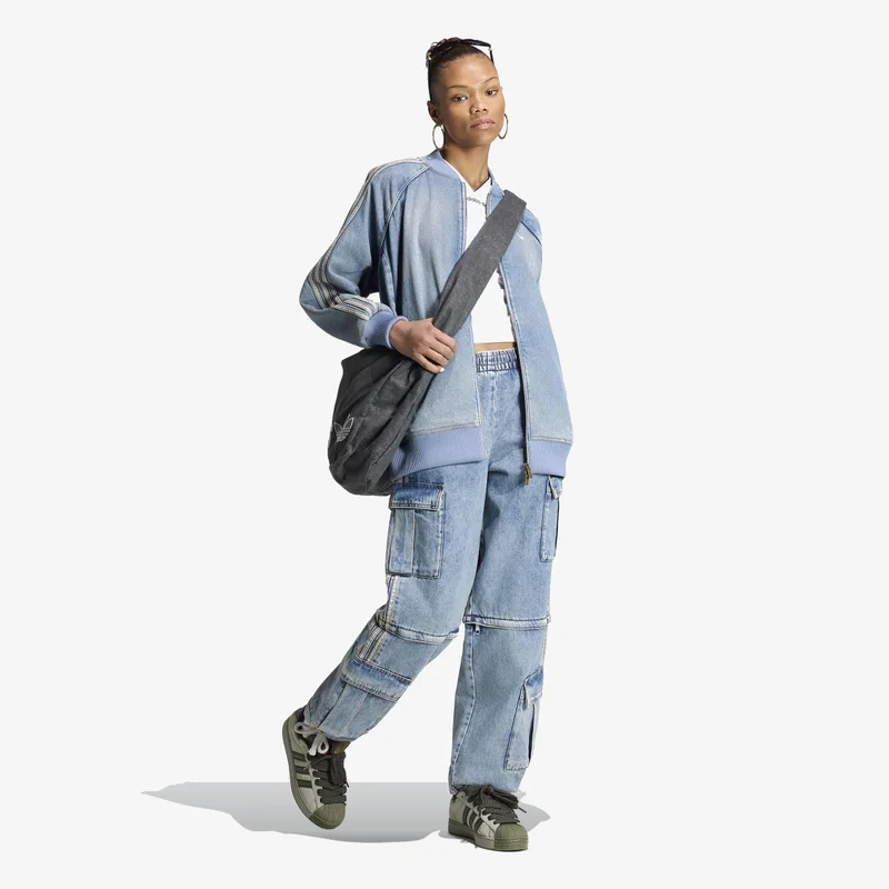Adidas Originals  MID-RISE 2-IN-1 DENIM PANTS for Women | Best Price UAE