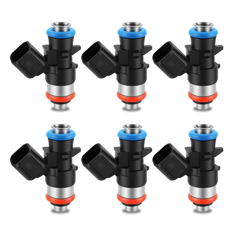 HXYBBGS 6PCS 5281427AA Fuel Injectors Compatible with Jeep Grand Cherokee 20182024 Wrangler 20182023 Ram 1500 2019 2020 Durango 20182024 Pacifica 20172024 36L V6 V8 - Image 2
