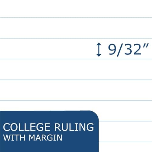 ROARING SPRING Hard Cover Composition Notebook, Black Marble Comp Book, 9.75″ x 7.5″, College-Ruled with Margin, 100 Sheets (200 Pages), Made in USA - Image 3