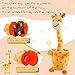 LLUKEME Dancing Talking Giraffe Toy Stuffed Animal Baby Toy Repeating What You Say Glowing Musical Electronic Giraffe Gifts for Toddlers 13 Years Old Smiling Giraffe - Image 4