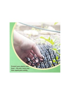 Generic Outdoor Cat Repellent Scat Mat Set of 10, 16x13 Inch Square Cat Deterrent Mat with 1-Inch Plastic Spikes, Effective Cat Scratch Deterrent for Indoor & Outdoor Use, 13ft Coverage.  - Image 5