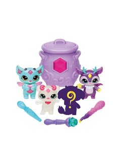 Magic Mixies Magic Mixies Mixlings Sparkle Magic Mega 4 Pack, Magic Wand Reveals Magic Power, for Kids Aged 5 and Up  - Image 1