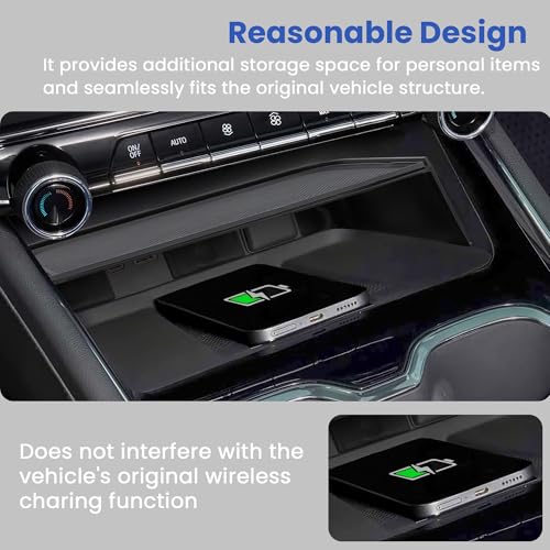 Carwiner Center Console Organizer Tray Compatible with 2024-2026 Chevy Traverse Accessories, Console Storage Box Compartment Tray（Not Compatible with 2024 Chevy Traverse Limited） - Image 4