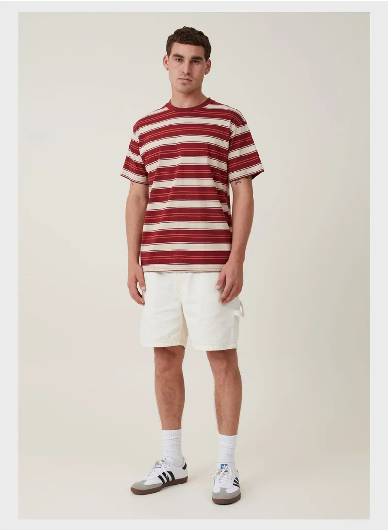 Cotton On Striped Crew Neck T-Shirt