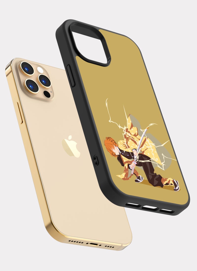 PXLAAT iPhone 12 Pro case cover  Slayer Zenitsu - Image 2